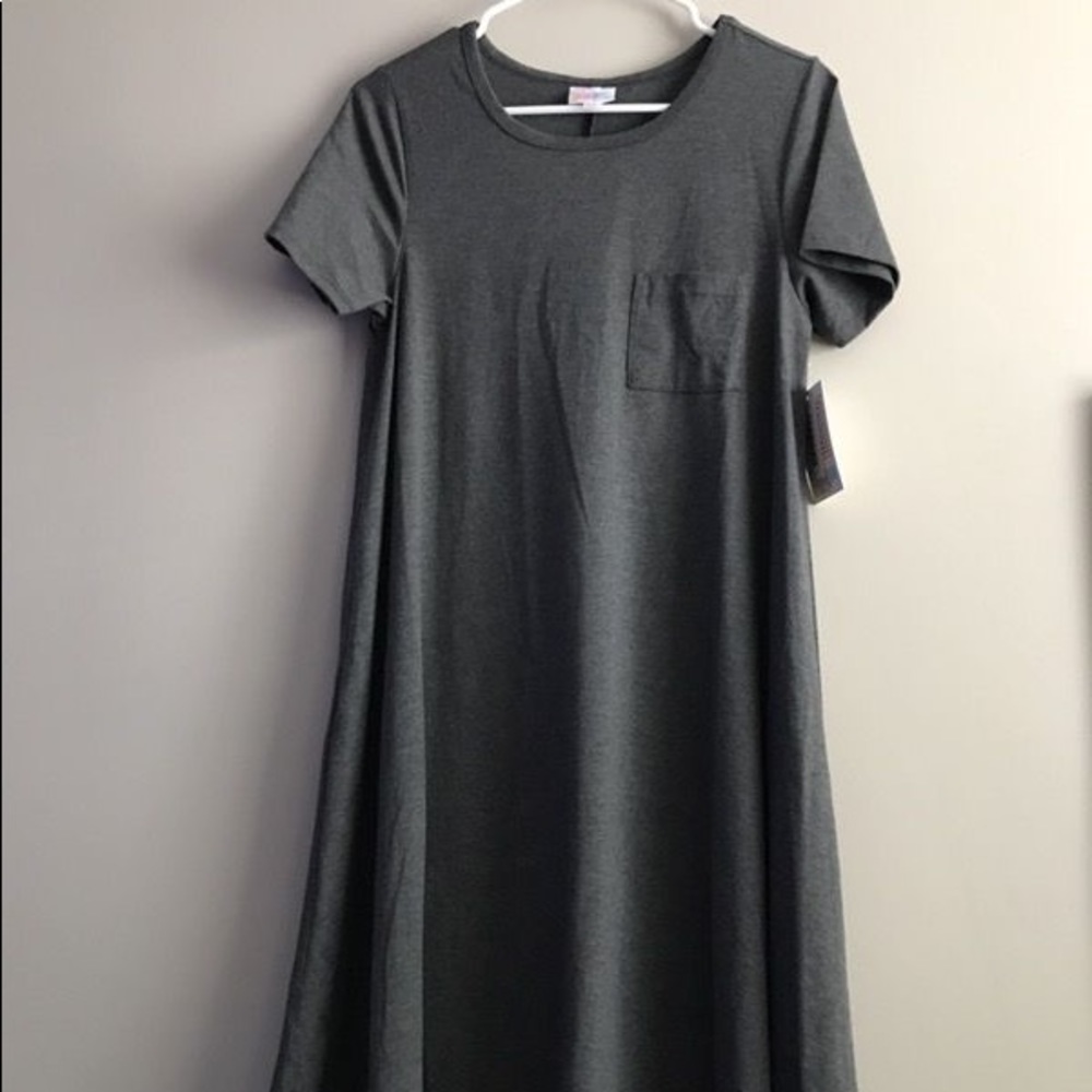 Grey Lularoe Carly Dress